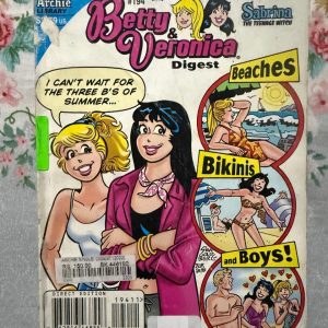 Second hand Book - Betty & Veronica - Digest Magazine - Betty & Veronica Digest Magazine is a dazzling celebration of comic book fiction’s most iconic best-friend duo. Balancing high-fashion rivalries and heartfelt loyalty, their Riverdale misadventures are packed with timeless charm, wit, and romantic drama. It is a brilliant, pocket-sized classic that guarantees pure, feel-good entertainment on every page.