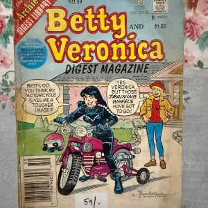 Second hand Book - Betty & Veronica - Digest Magazine - Betty & Veronica Digest Magazine is a dazzling celebration of comic book fiction’s most iconic best-friend duo. Balancing high-fashion rivalries and heartfelt loyalty, their Riverdale misadventures are packed with timeless charm, wit, and romantic drama. It is a brilliant, pocket-sized classic that guarantees pure, feel-good entertainment on every page.