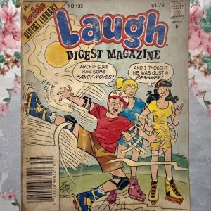Used Book - LAUGH Comics Digest Magazine - Laugh is a hilarious tribute to Riverdale’s premier burger-loving nonconformist. Bursting with classic adventures, crown-wearing antics, and his trademark sarcastic wit, this pocket-sized powerhouse delivers double the laughs. It is a delightfully charming read that perfectly celebrates the ultimate lazy genius and his timeless comic escapades.