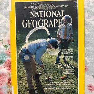 Second Hand Book - National Geographic - October 1984 - Following The Route Of Cortes - Iberia's Vintage River - Pollen Breath of Life and Sneezes - At Maoris At Home In Two Worlds Treasures of The Tradition - Your Society's Newest Building - This captivating October 1984 edition of National Geographic weaves an incredible tapestry of exploration and heritage. Tracing Cortés's historic route and cruising Iberia’s vintage Douro River, it expertly pairs rich history with a fascinating, microscopic look at pollen. Documenting Maori traditions alongside modern society milestones, it is a brilliant, breathtaking masterpiece.