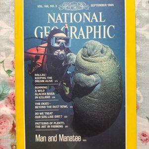 Second Hand Book - National Geographic - September 1984 - Dallas ! Keeping The Dream Alive - Running A Wild Glacier River In Iceland - The Okies Beyond The Dust Bowl - Do We Treat Our Soil Like Dirt ? - Patterns Of Plenty The Art of Farming - Man And Manatee - This compelling September 1984 edition of National Geographic delivers a powerful reflection on humanity and the earth. From the resilience of Dallas to Iceland’s wild rivers, it brilliantly connects human grit with environmental urgency. Exploring the Okies' legacy and the vital plea to protect our soil, it remains an unforgettable masterpiece.