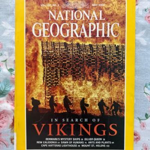 Second Hand Book - National Geographic - In Search of Vikings - Denmark's Mystery Ships - Silver Queen - New Caledonia - Dawn of Humans - Ants And Plants - Cape Hatteras Lighthouse - Mount St. Helens - This incredible May 2000 edition of National Geographic delivers a sweeping journey through history and nature. From the epic search for Vikings and Denmark’s ancient ships to the explosive power of Mount St. Helens, it balances adventure with awe. Exploring human origins and intricate ecosystems, it is an absolute archival masterpiece.