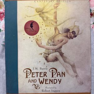 Used Book - Peter Pan and Wendy - J. M. Barrie - Illustrated by Robert Ingpen - Centenary Edition - Templar Publishing - This stunning Centenary Edition from Templar Publishing brings J. M. Barrie’s timeless Peter Pan and Wendy to life like never before. Robert Ingpen’s breathtaking, atmospheric illustrations infuse Neverland with fresh magic and deep emotional nuance, making this exquisite volume an absolute masterpiece and a must-have treasure for readers of all generations.
