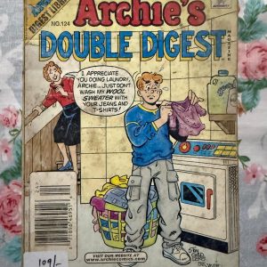 Used Book Archie's Double Digest - Archie's Double Digest is a wonderful collection of classic Archie stories packed with humor, friendship, and everyday adventures. Featuring Archie, Betty, Veronica, Jughead, and the beloved Riverdale gang, this digest delivers hours of lighthearted entertainment. Its timeless charm, relatable characters, and fun storytelling make it a joy to read.