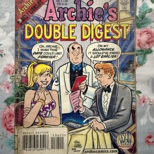 Used Book Archie's Double Digest - Archie's Double Digest is a wonderful collection of classic Archie stories packed with humor, friendship, and everyday adventures. Featuring Archie, Betty, Veronica, Jughead, and the beloved Riverdale gang, this digest delivers hours of lighthearted entertainment. Its timeless charm, relatable characters, and fun storytelling make it a joy to read.