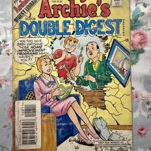 Used Book Archie's Double Digest - Archie's Double Digest is a wonderful collection of classic Archie stories packed with humor, friendship, and everyday adventures. Featuring Archie, Betty, Veronica, Jughead, and the beloved Riverdale gang, this digest delivers hours of lighthearted entertainment. Its timeless charm, relatable characters, and fun storytelling make it a joy to read.