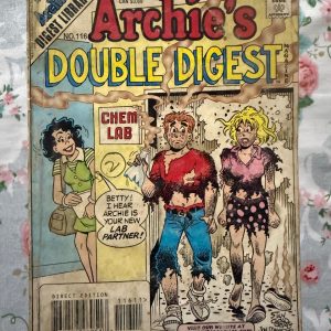 Used Book Archie's Double Digest - Archie's Double Digest is a wonderful collection of classic Archie stories packed with humor, friendship, and everyday adventures. Featuring Archie, Betty, Veronica, Jughead, and the beloved Riverdale gang, this digest delivers hours of lighthearted entertainment. Its timeless charm, relatable characters, and fun storytelling make it a joy to read.