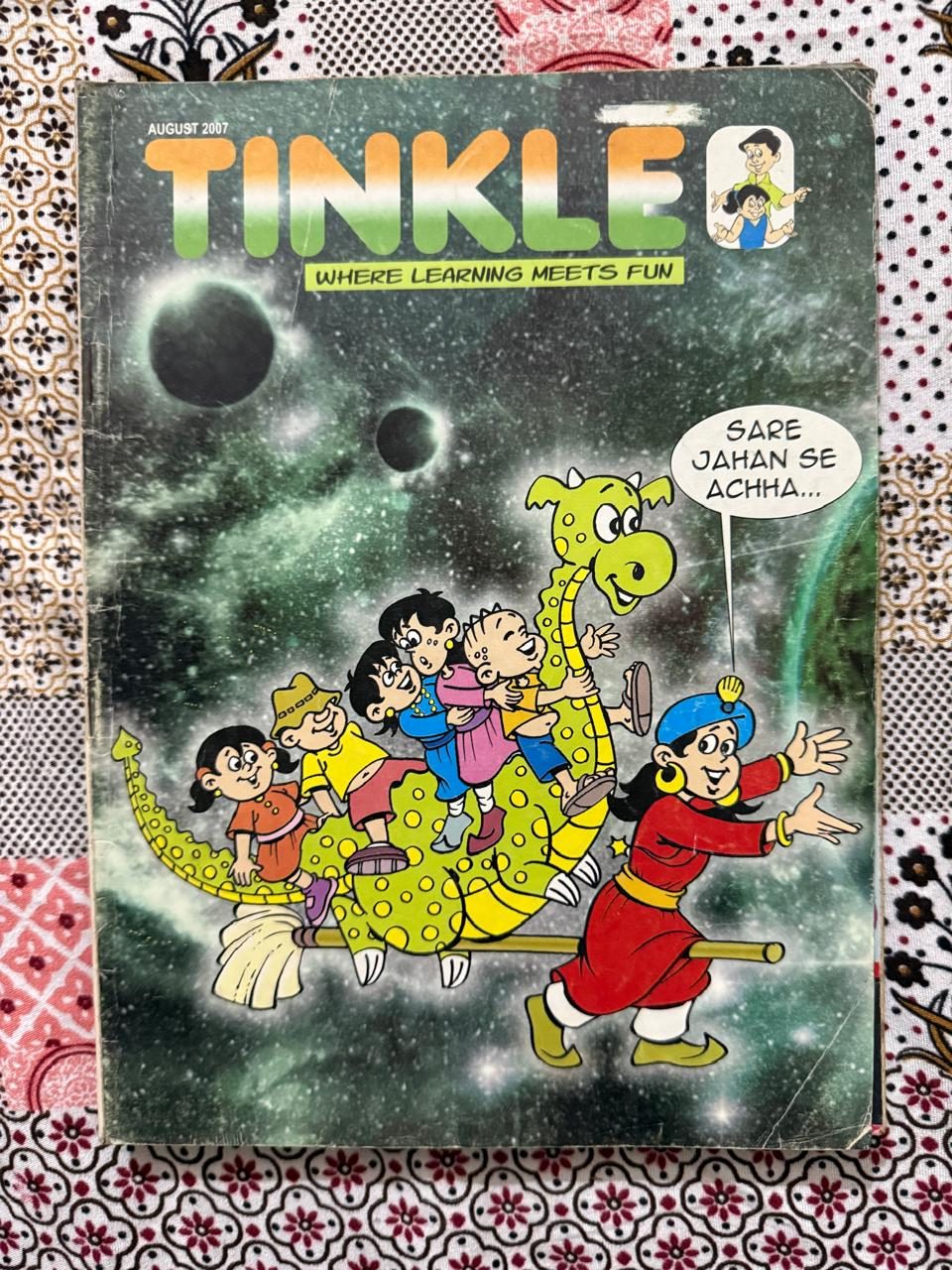 Used Book - Tinkle Magazine - Where Learning Meets Fun - Children's Comic - Tinkle Digest is a legendary cornerstone of Indian childhood, blending humor, adventure, and education seamlessly. Through iconic characters and engaging stories, it fosters a lifelong love for reading and creativity. This vibrant, pocket-sized treasure remains a nostalgic favorite, continuing to spark imagination and bring joy to generations of young readers.