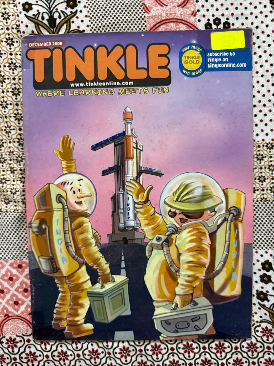 Used Book - Tinkle Magazine - Where Learning Meets Fun - Children's Comic - Tinkle Digest is a legendary cornerstone of Indian childhood, blending humor, adventure, and education seamlessly. Through iconic characters and engaging stories, it fosters a lifelong love for reading and creativity. This vibrant, pocket-sized treasure remains a nostalgic favorite, continuing to spark imagination and bring joy to generations of young readers.