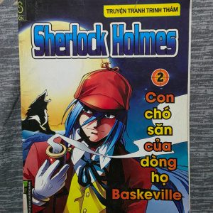 Used Book - Sherlock Holmes - The Hound of Baskerville - Vietnamese Comic - "Nhà quý tộc của những vụ án" trở lại đầy cuốn hút trong ấn bản truyện tranh Con chó của dòng họ Baskerville. Nét vẽ sắc sảo, kịch tính tái hiện hoàn hảo không khí u ám của vùng đầm lầy. Một tuyệt tác trinh thám hồi hộp, giữ nguyên vẹn linh hồn cổ điển của Conan Doyle.