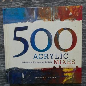 Second Hand Books - 500 Acrylic Mixes - Paint Color Racipes For Artist - Sharon Finmark - Mix It Up - Interweave - 75 Years of American Artists - *500 Acrylic Mixes* by Sharon Finmark is an indispensable resource for every painter’s studio. With its methodical, easy-to-follow guide for achieving precise hues, it demystifies color theory through practical application. This essential reference book empowers artists to explore limitless possibilities, making it a perfect, highly functional companion for mastering acrylic painting techniques.