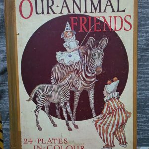 Used Book - Our Animal Friends - Harry Golding - Margaret W Tarrant - 24 Plates In Colour Inside (Vintage Book) - *Our Animal Friends*, featuring Harry Golding’s gentle stories and Margaret W. Tarrant’s iconic, whimsical illustrations, is a timeless classic. The inclusion of twenty-four exquisite colour plates brings the charming tales of creatures to life with warmth and wonder. This beautiful collection remains a nostalgic, enchanting treasure for every young reader’s library.